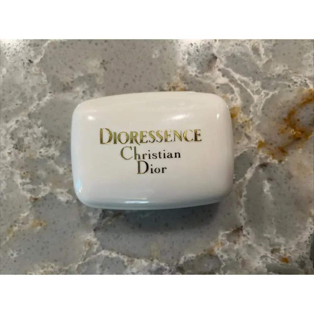 Vintage Christian Dior Dioressence Soap w/ Case 3.5 Oz Made In France New Sealed